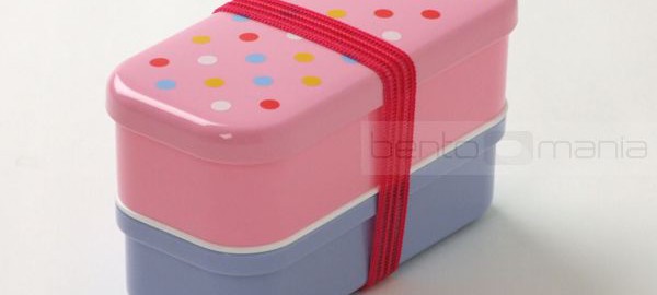 Bento Box Kitsch- różowo-fioletowy, pudełko śniadaniowe