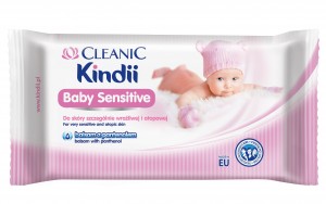 Cleanic Kindii Baby Sensitive_chusteczki nawilżane_zdjęcie