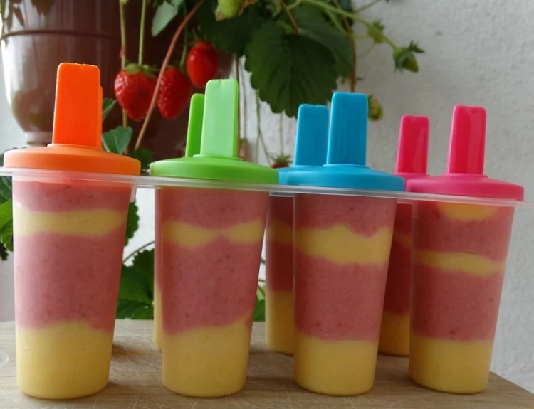 lody sorbetowe truskawkowe 