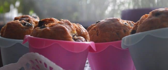 Muffinki z jagodami – przepis