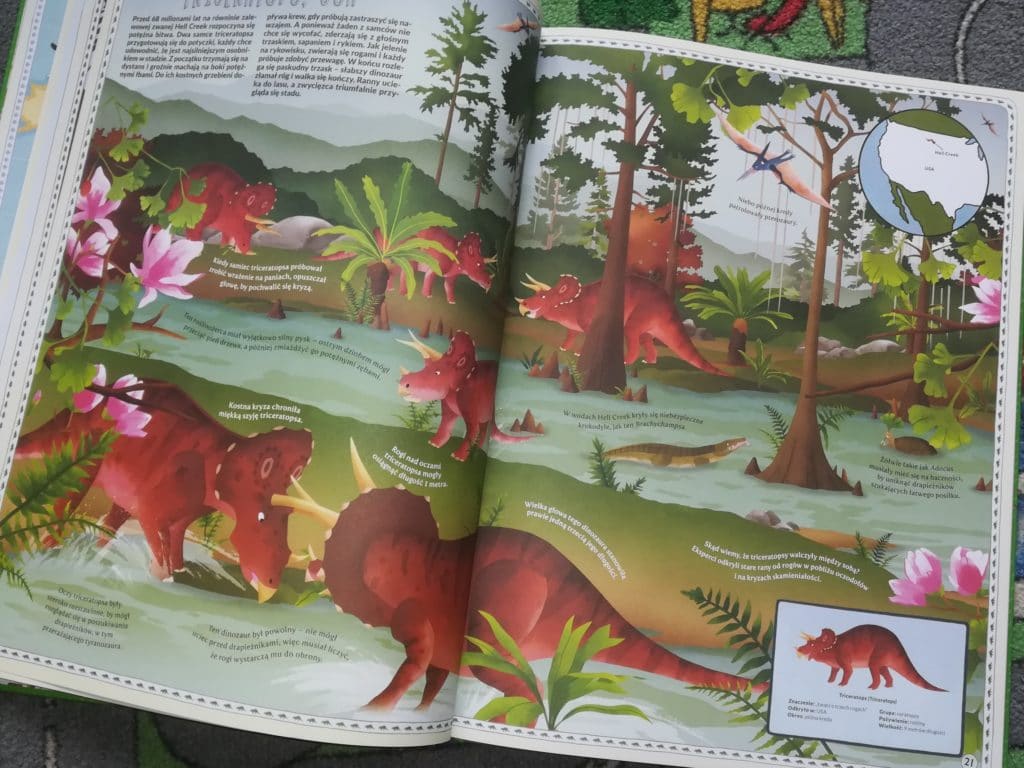 atlas przygód dinozaurów