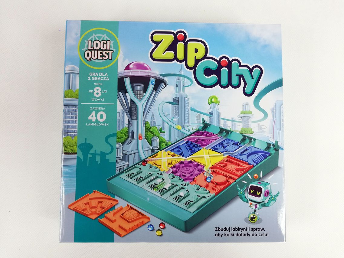 Zip City logiczna łamigłówka dla każdego W Roli Mamy