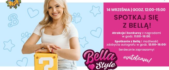 Bella, prawdziwa gwiazda YouTube’a, przyjedzie do CH Galardia