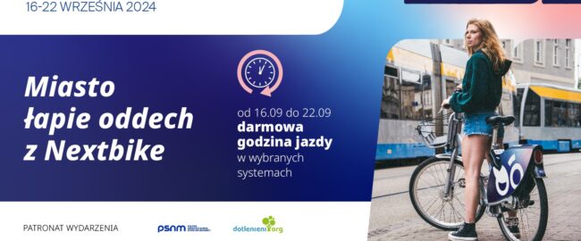 Miasta łapią oddech z Nextbike podczas Europejskiego Tygodnia Mobilności