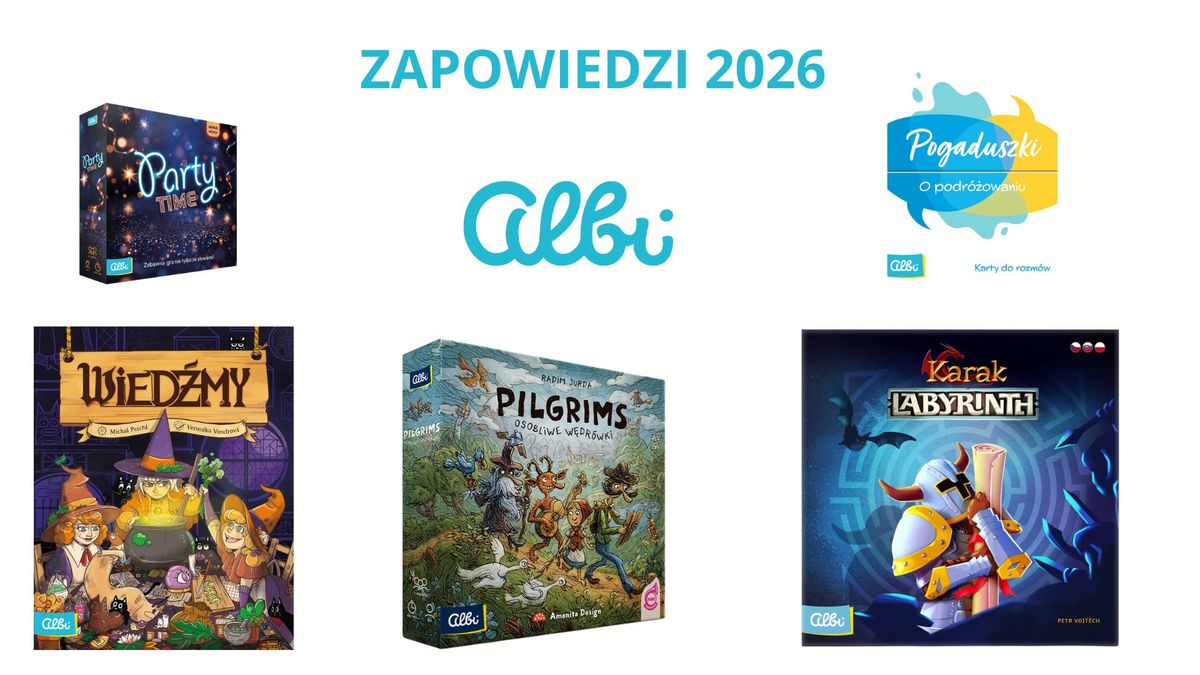 Nowości od Albi na pierwszą połowę 2026 – od magii po szalone dylematy!