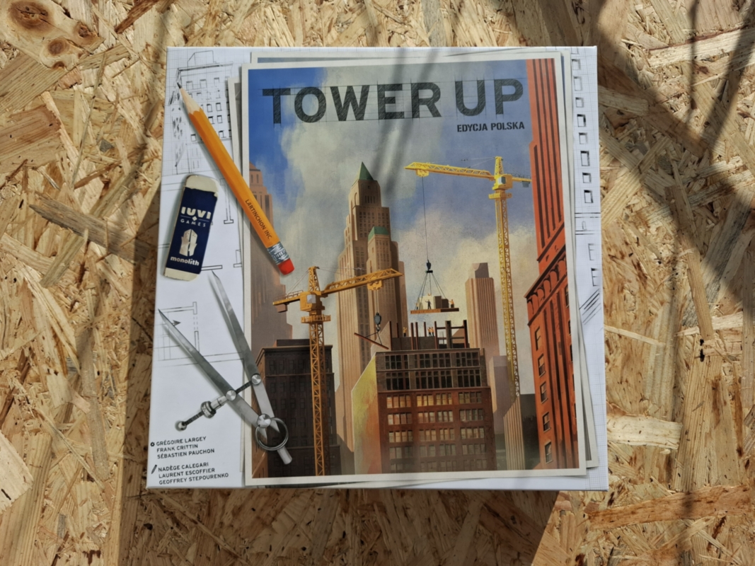 Tower Up – Budujemy Miasto Przyszłości! Recenzja gry planszowej od IUVI Games