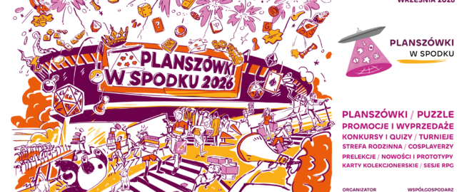 Bilety na Planszówki w Spodku już dostępne!
